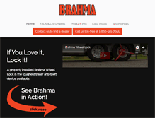 Tablet Screenshot of brahmalock.com